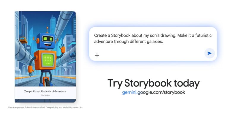 Create Fun Kids’ Stories with Gemini Storybook