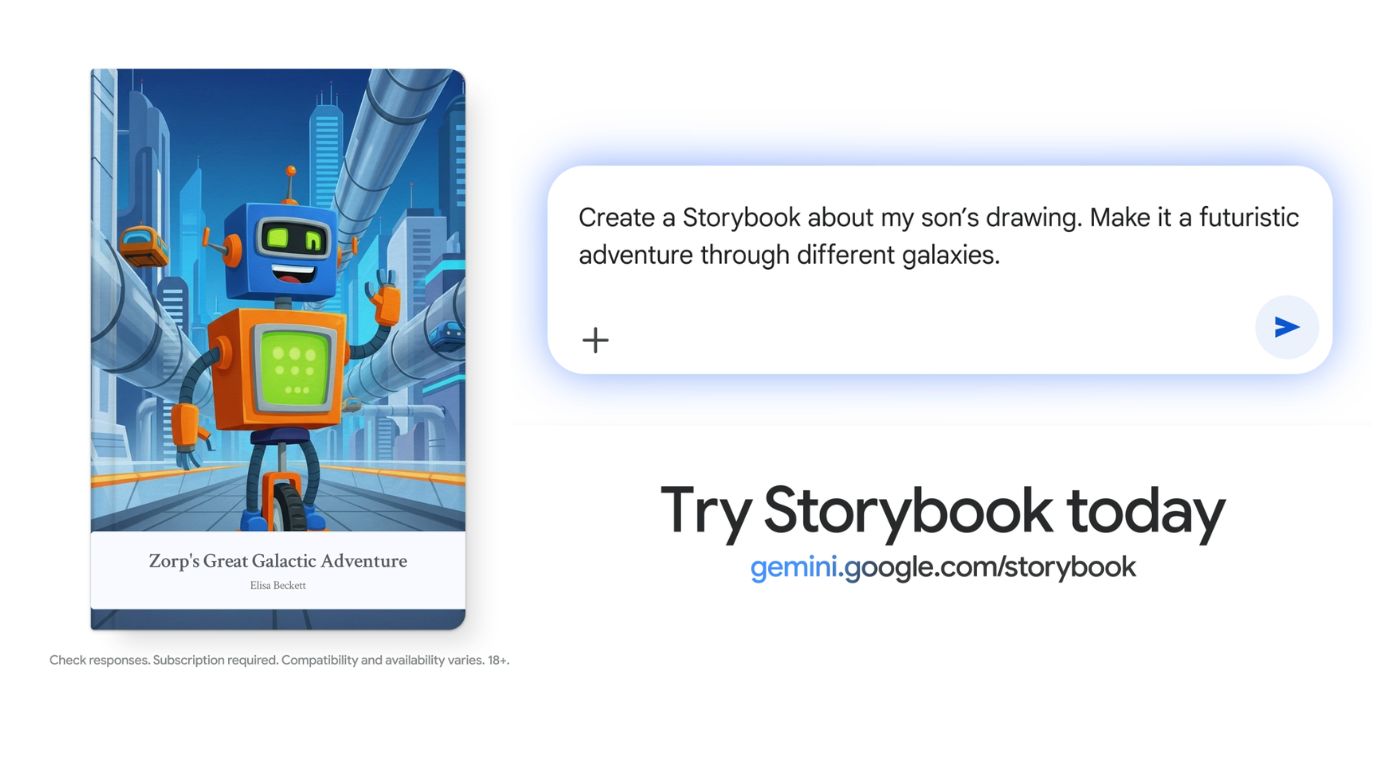 Create Fun Kids’ Stories with Gemini Storybook
