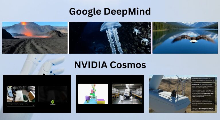 Google DeepMind Genie 3 vs NVIDIA Cosmos