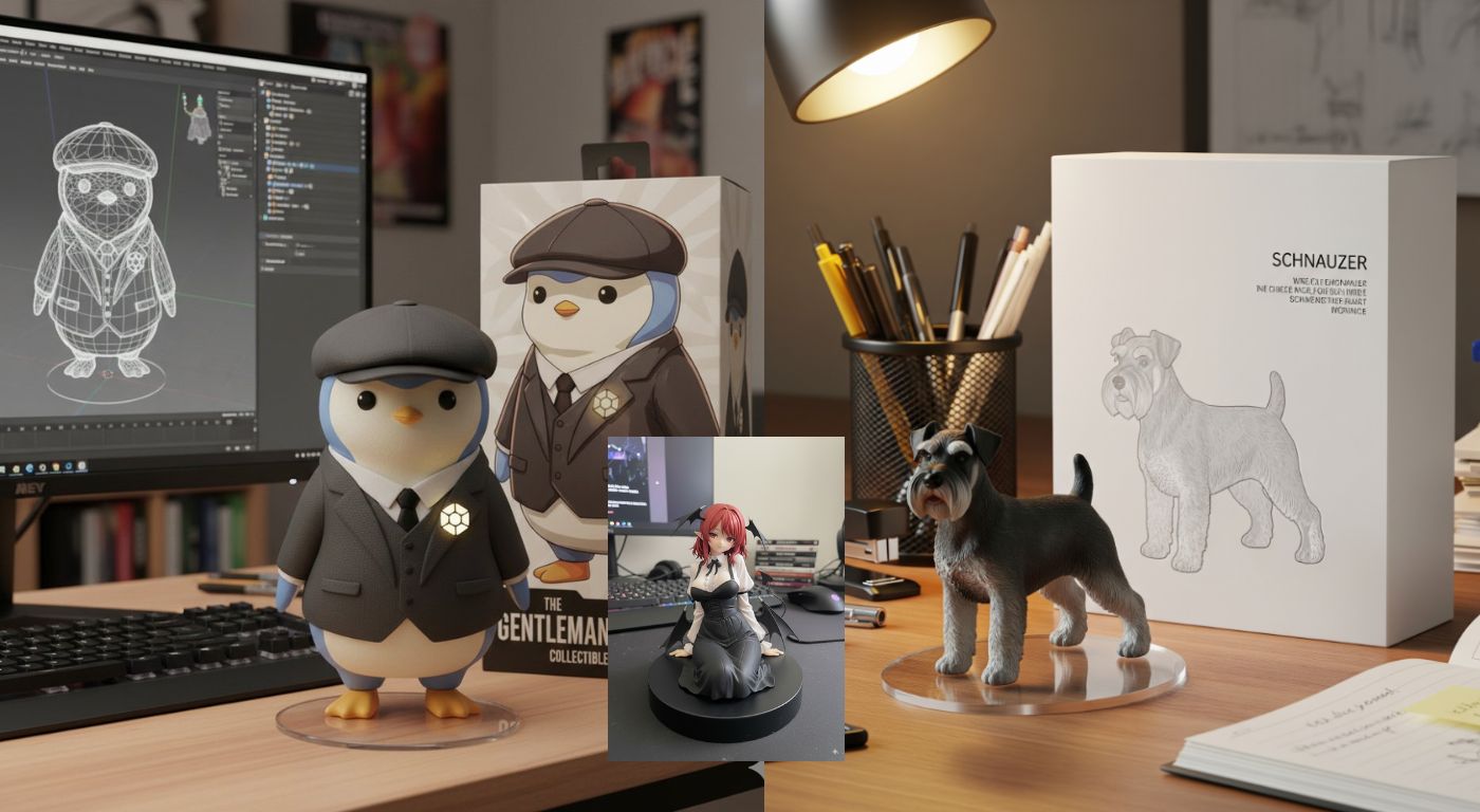 Nano Banana 3D AI Figure PVC Model Prompt